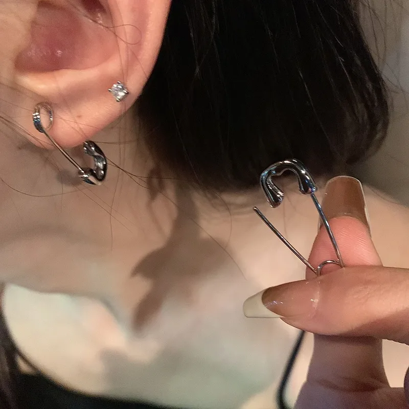 Safety Pin Earrings