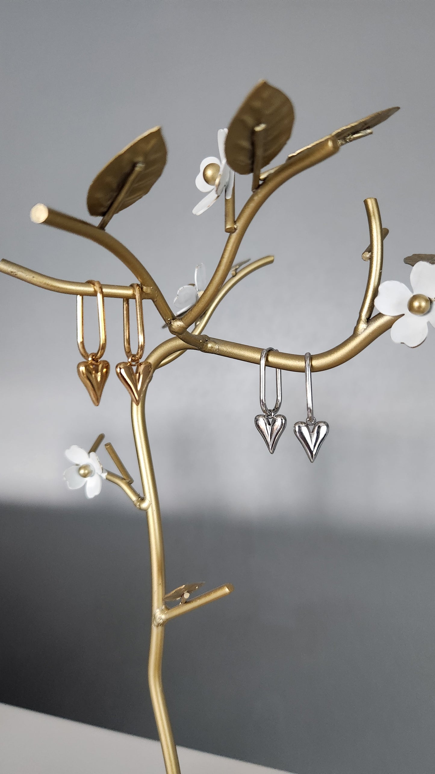 Harper Heart Drop Earrings