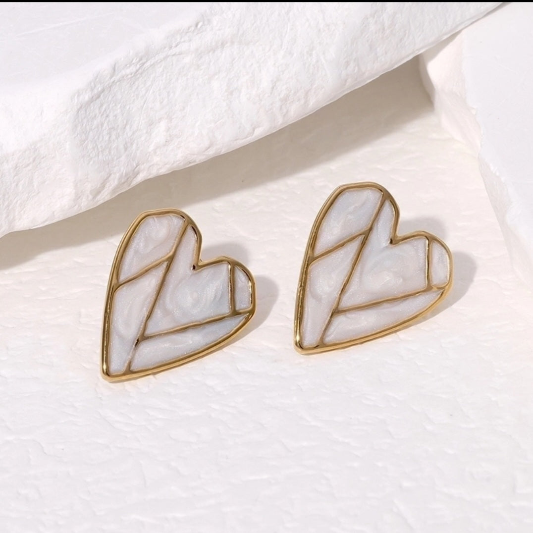 Gia Heart Earrings