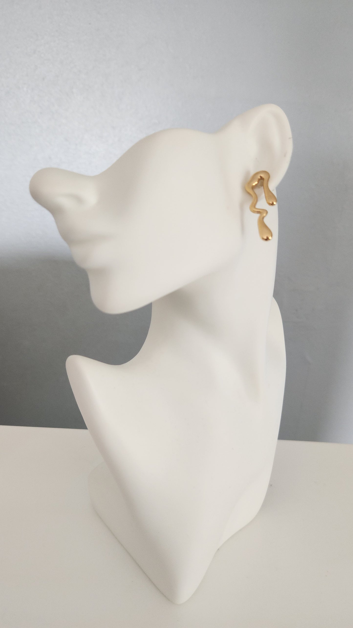 Liquid Metal Earrings