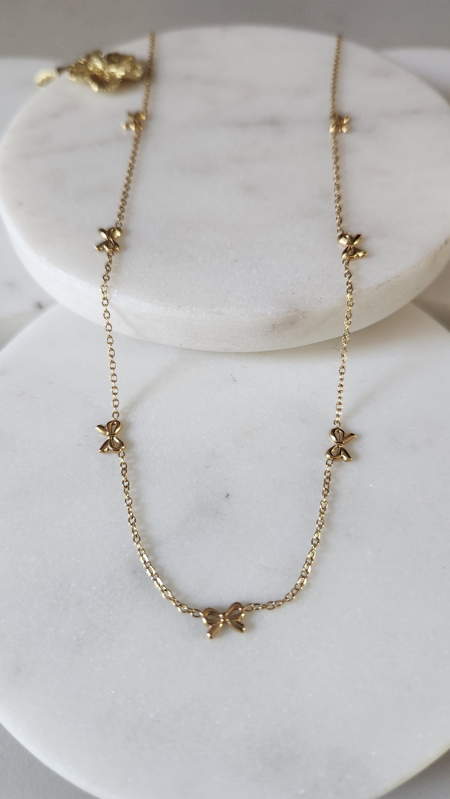 Bow Necklace or Bracelet