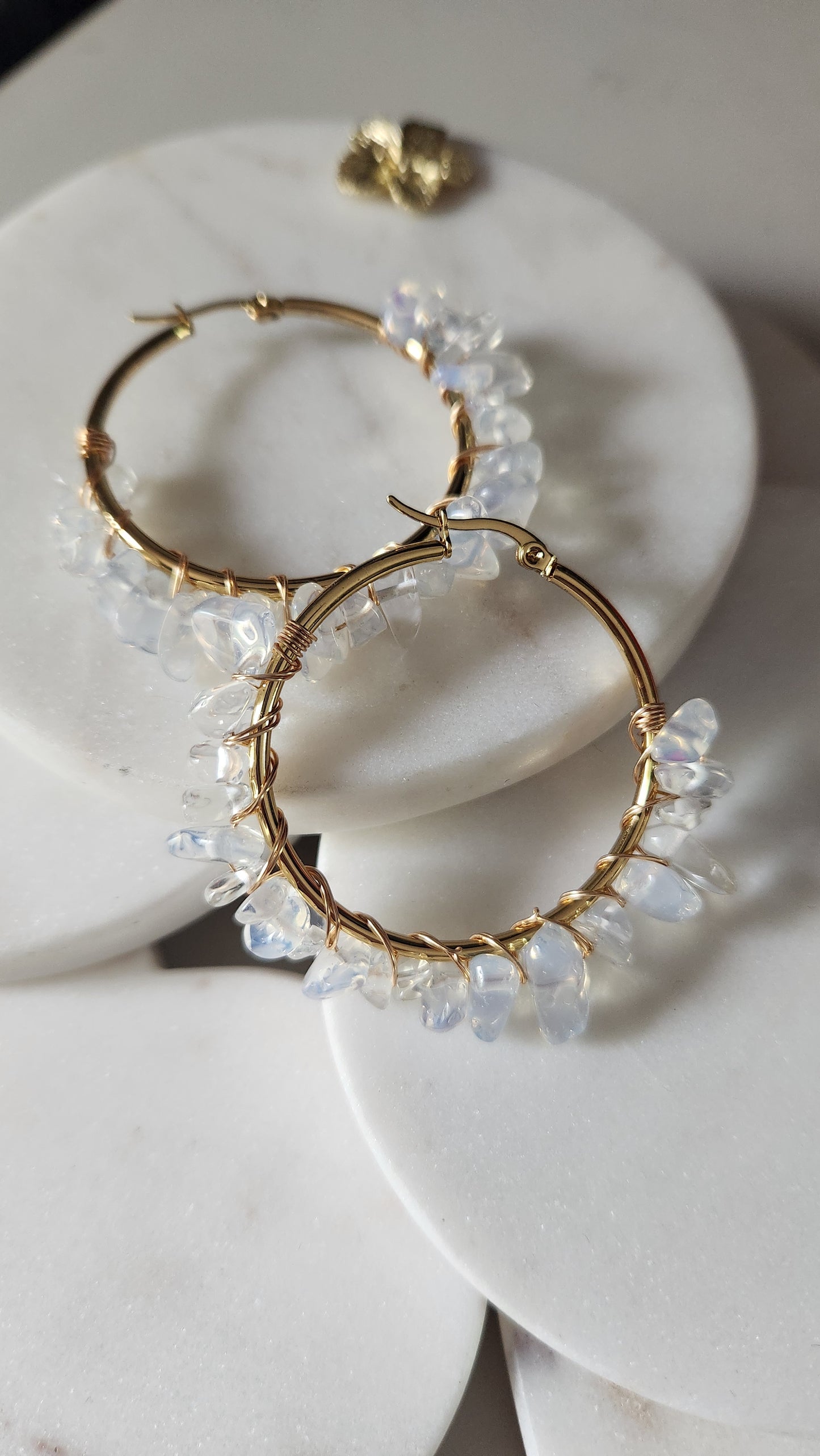Natural Stone Hoops