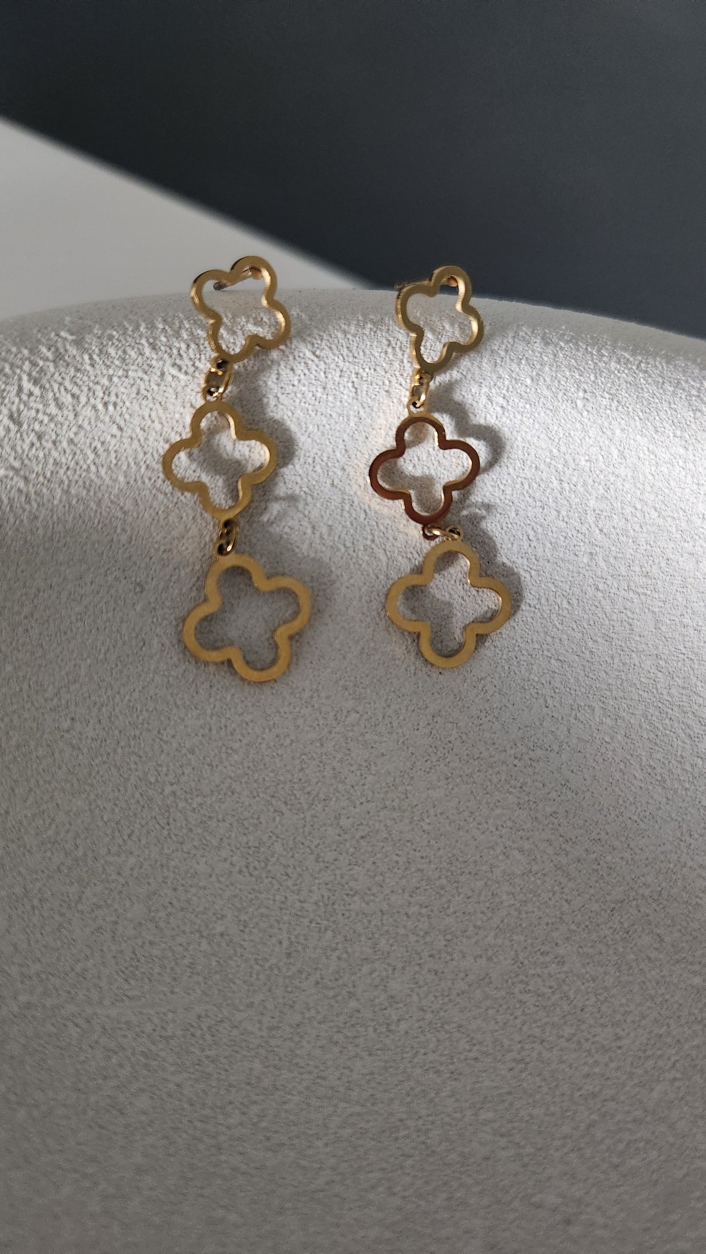 Monica Clover Drop Earrings