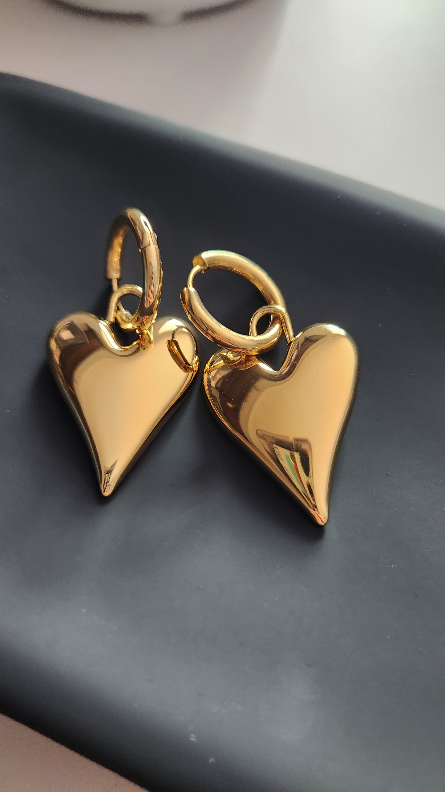 Lorde Heart Drop Earrings