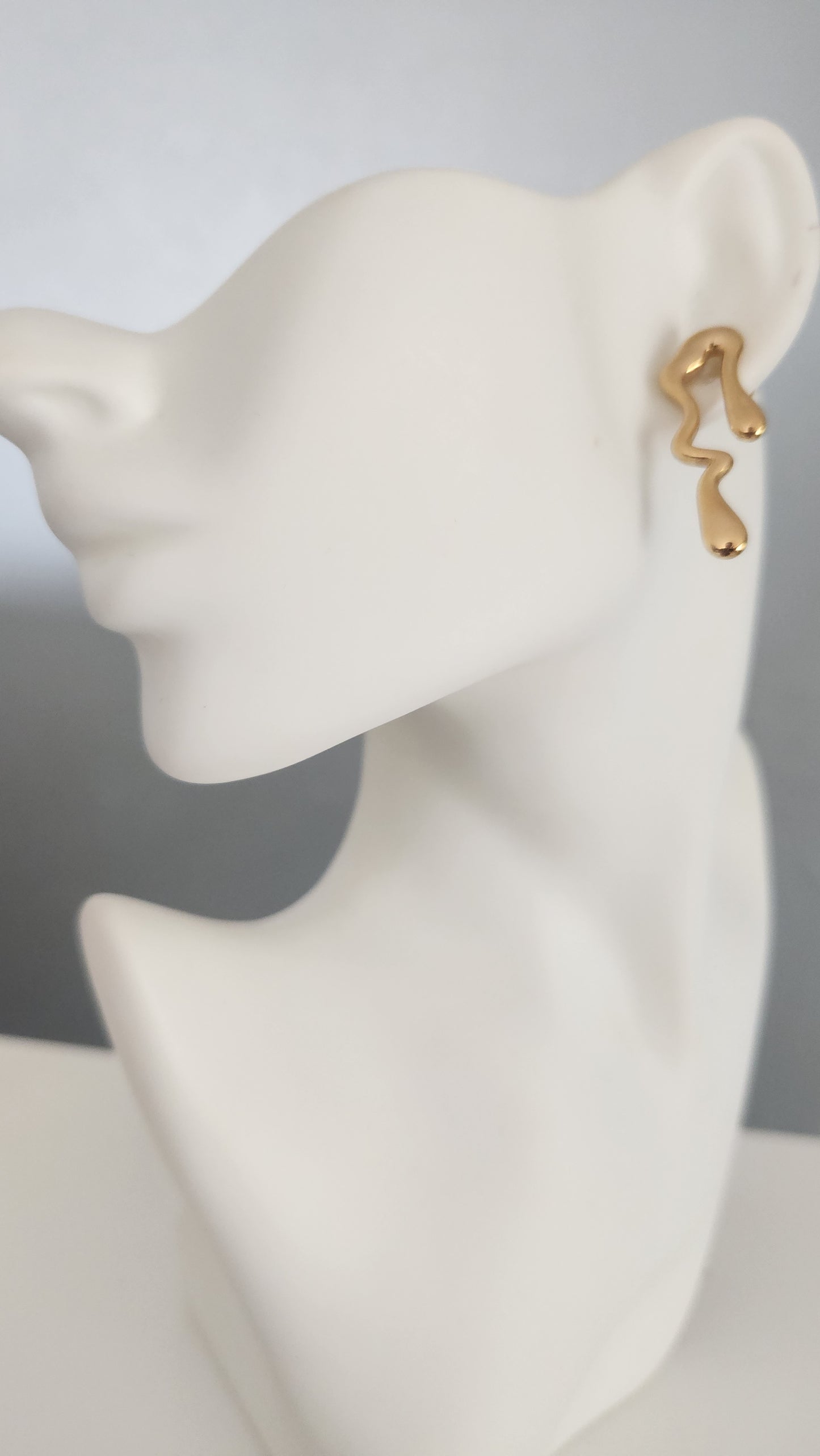 Liquid Metal Earrings