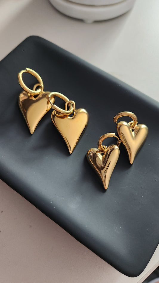 Lorde Heart Drop Earrings