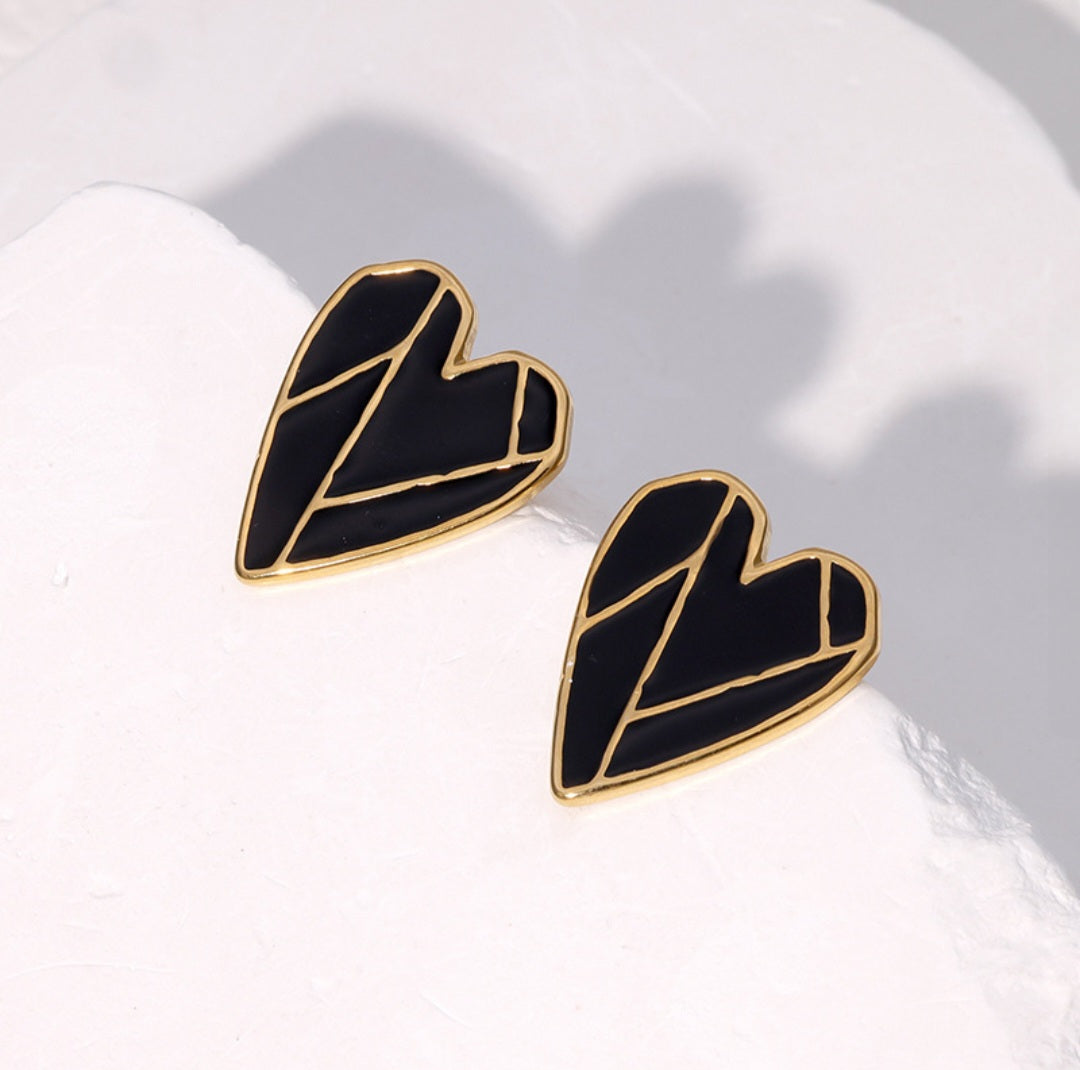 Gia Heart Earrings