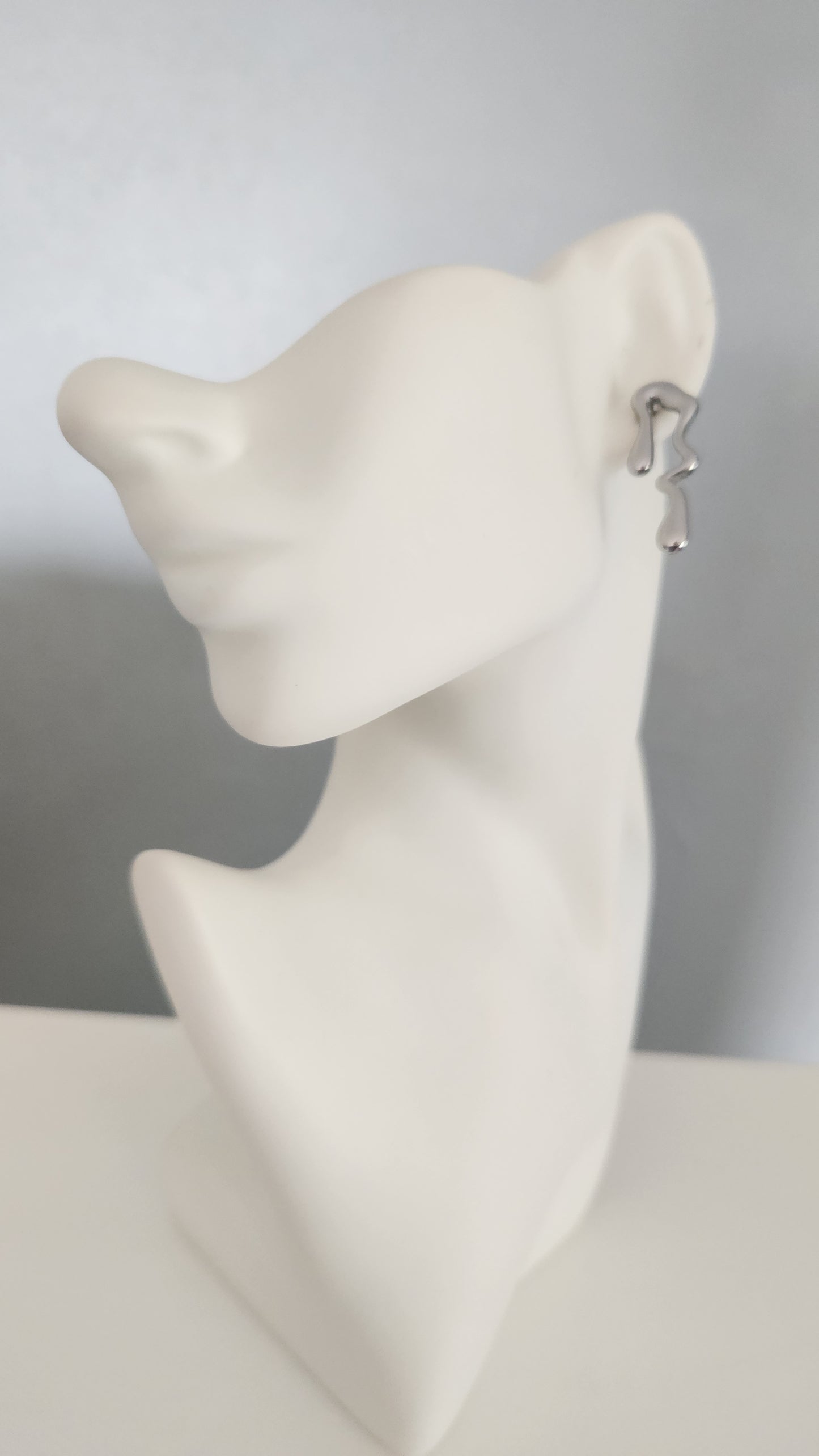 Liquid Metal Earrings