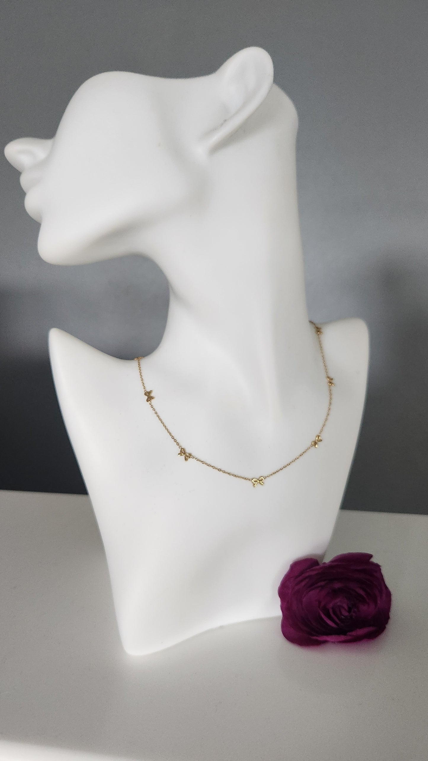 Bow Necklace or Bracelet