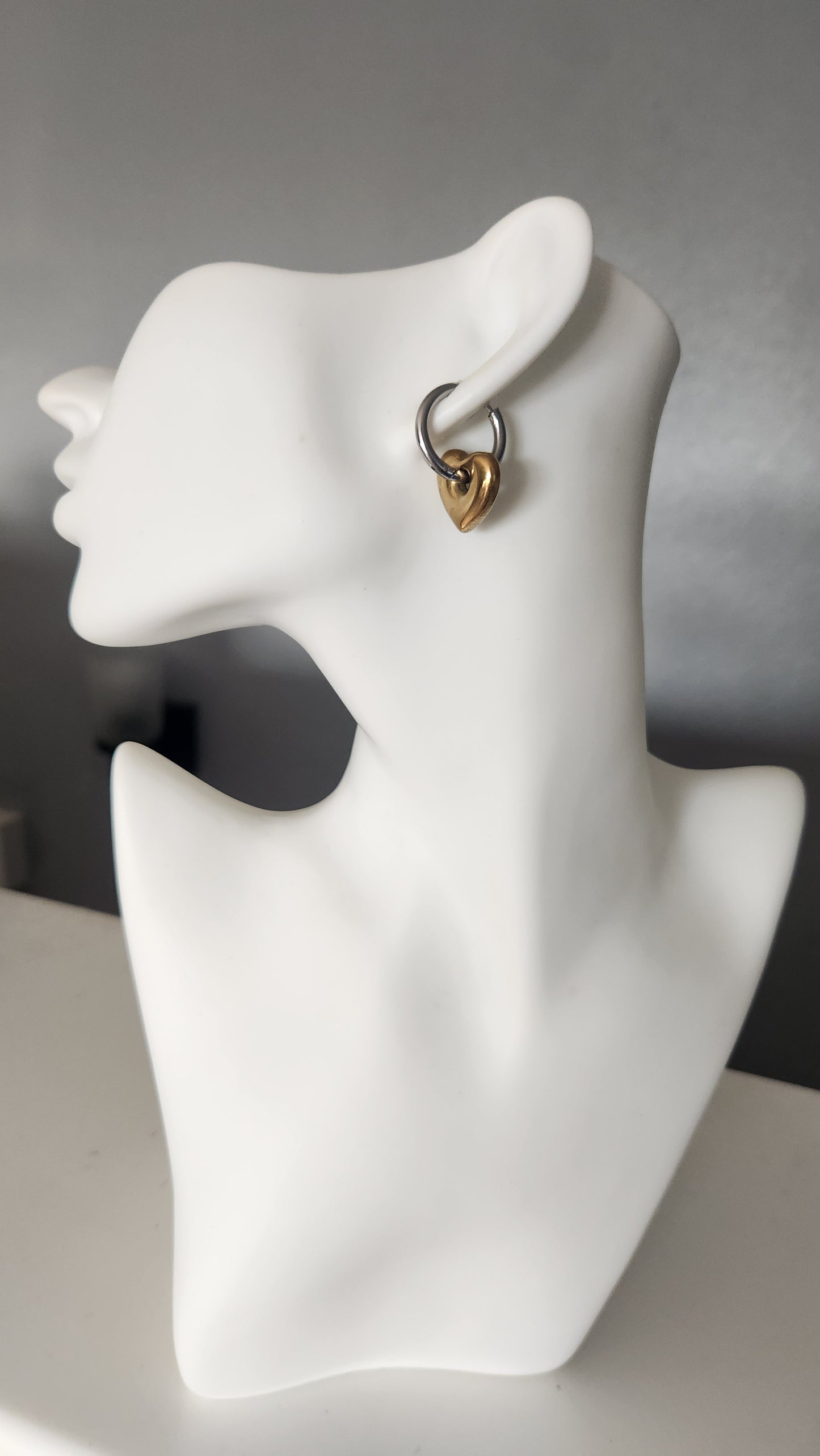 Divya Heart Drop Earrings