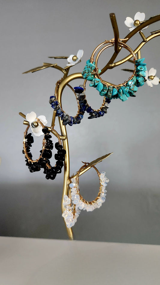 Natural Stone Hoops