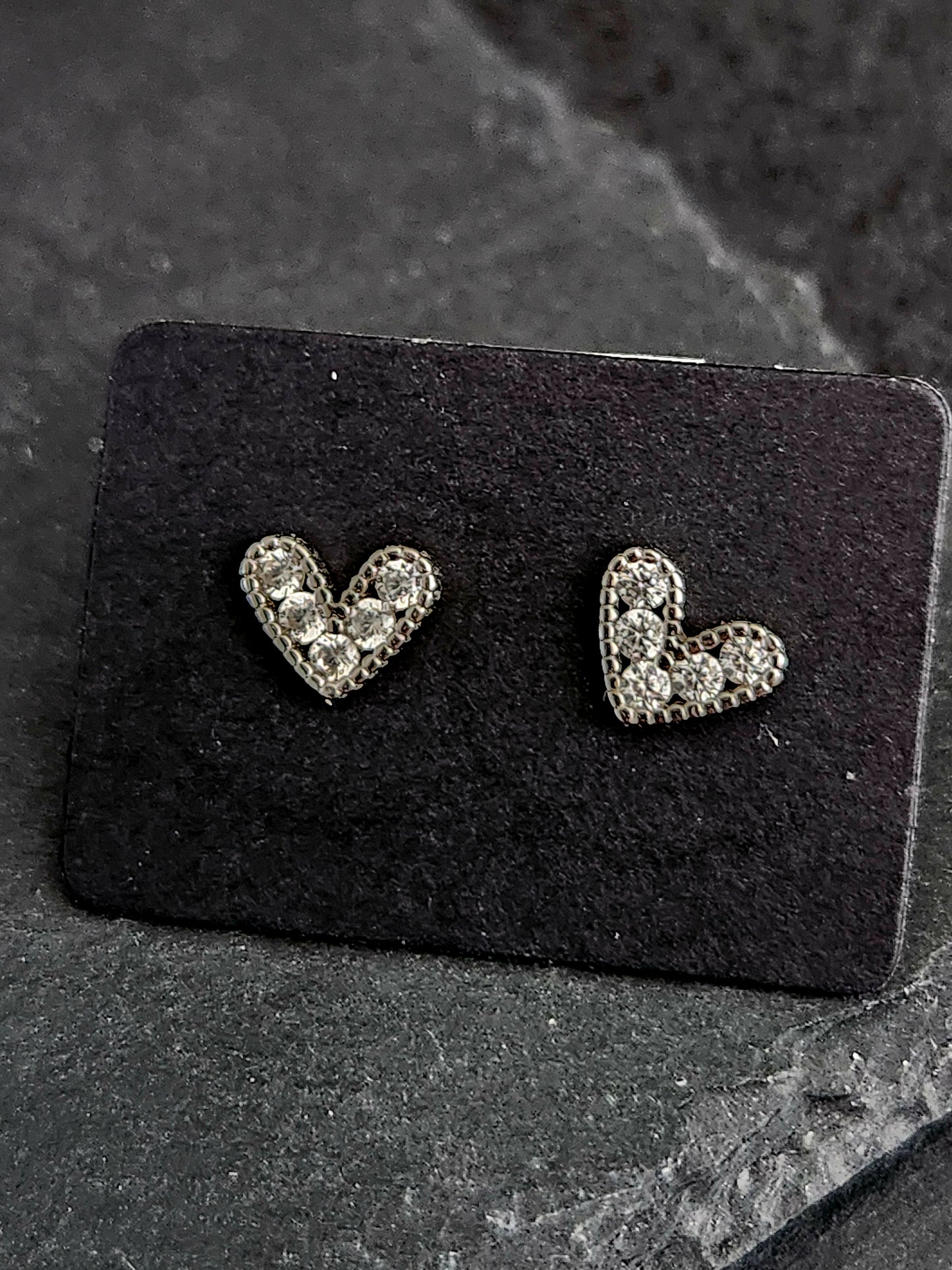 Serena Heart Stud Earrings