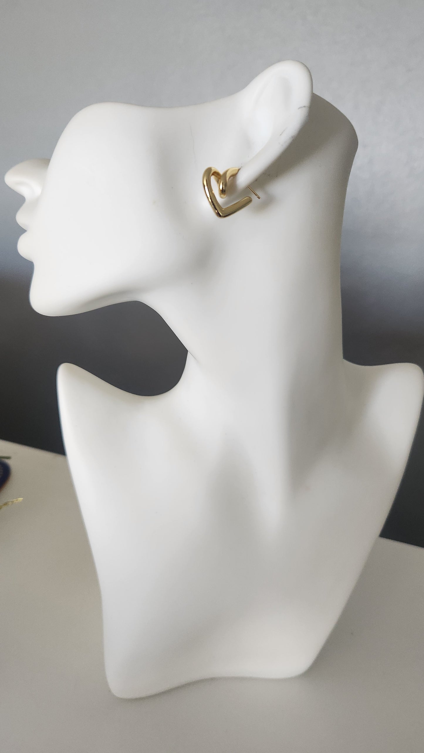 Twisted Heart Earrings