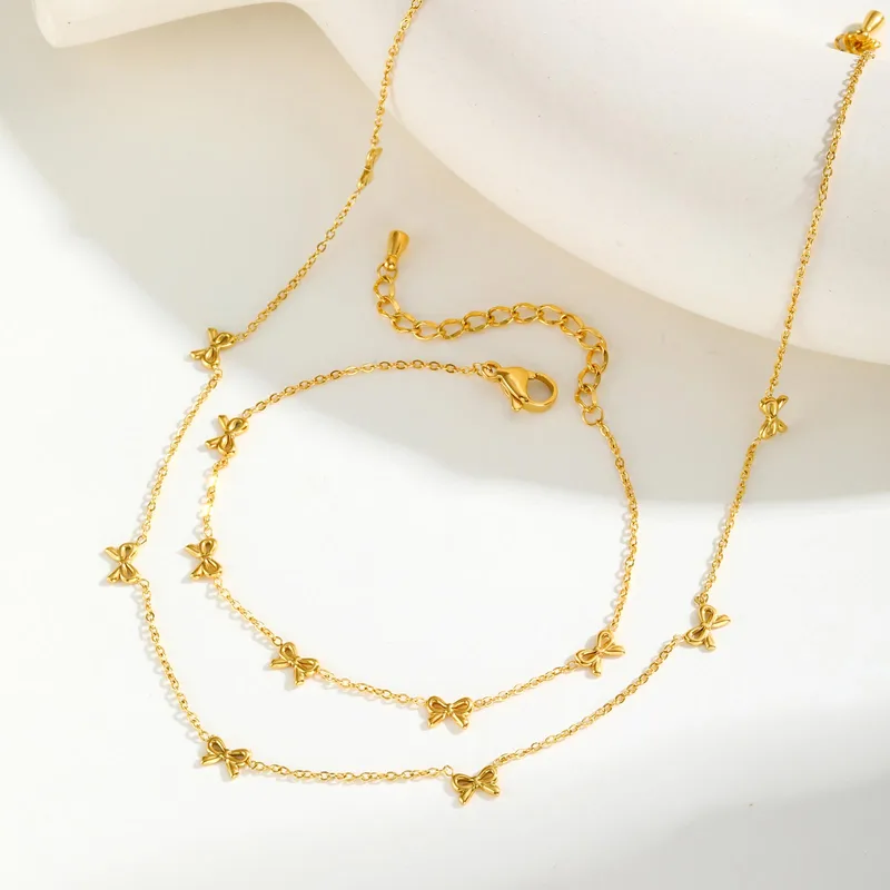 Bow Necklace or Bracelet