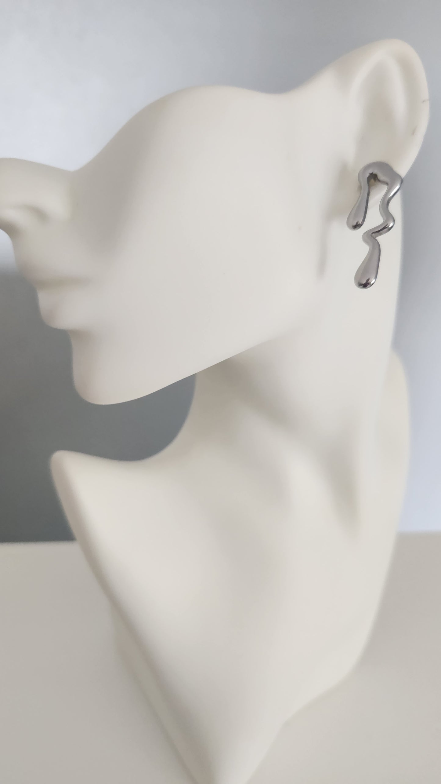 Liquid Metal Earrings